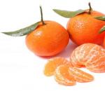 Vsebnost kalorij in koristne lastnosti mandarine
