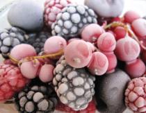 اسرار انجماد سبزیجات، میوه ها، انواع توت ها